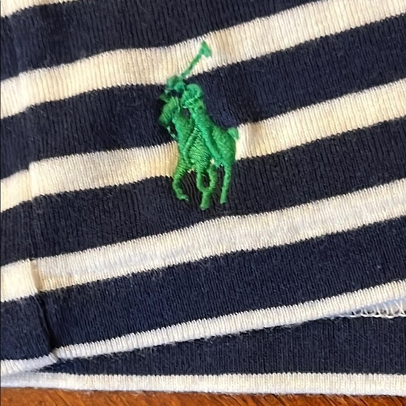Ralph Lauren Nautical Striped T Shirt Boat Neck XL - Picture 3 of 5